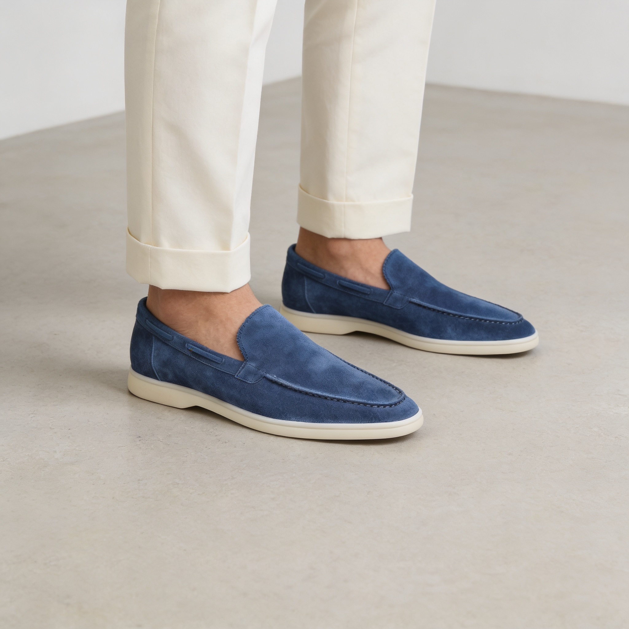Men's Suede Loafers | Slip-On Smart Casual Everyday Shoes