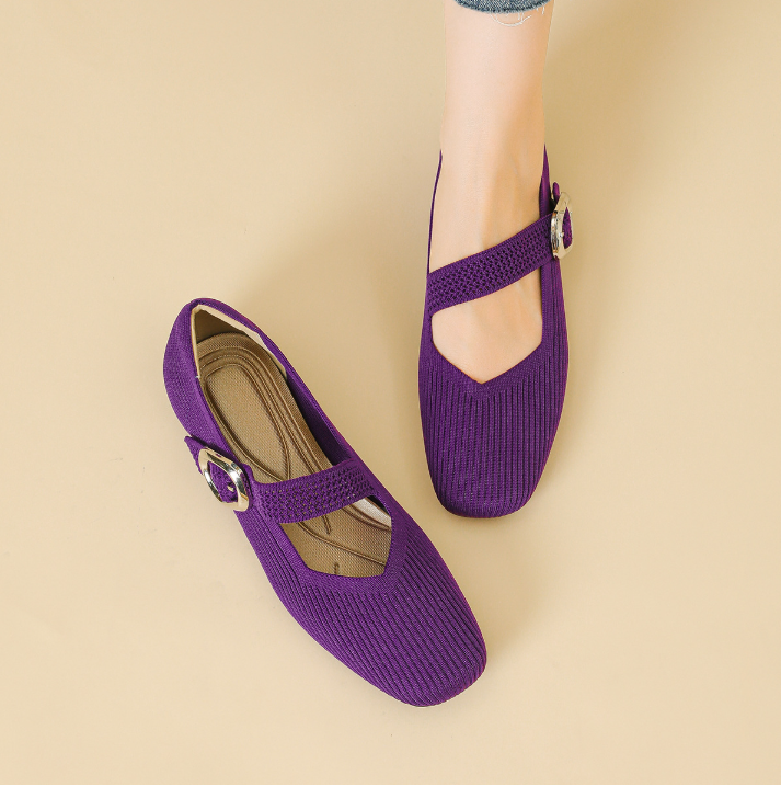 Women's Wide Fit Comfort Flats