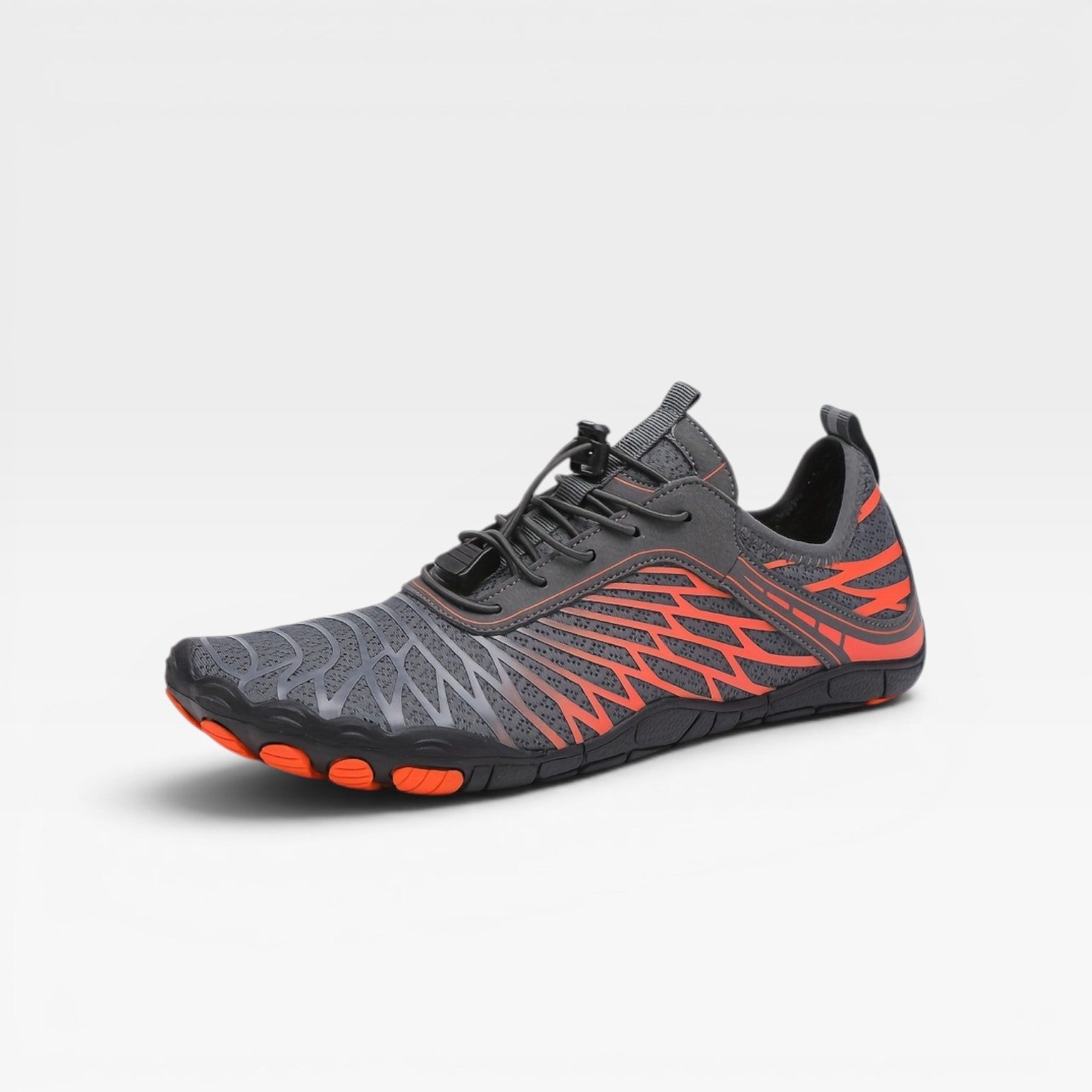 Grip pattern sole men's barefoot trainers outdoor beach shoes
