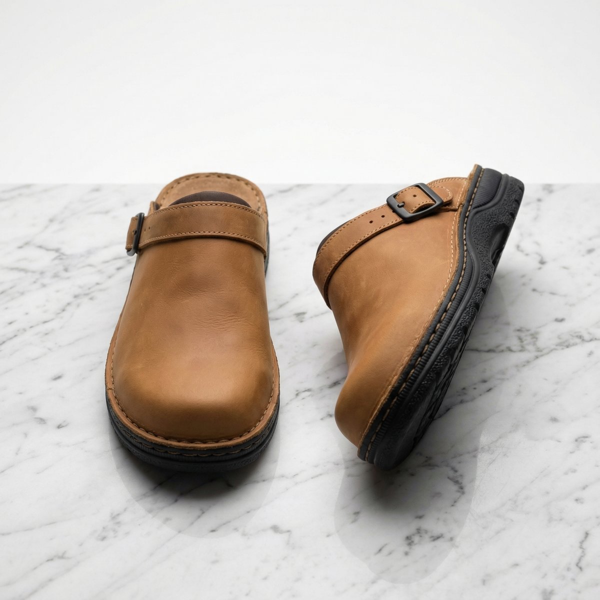 Men's Buckle Strap Slip-On Clogs - view 2