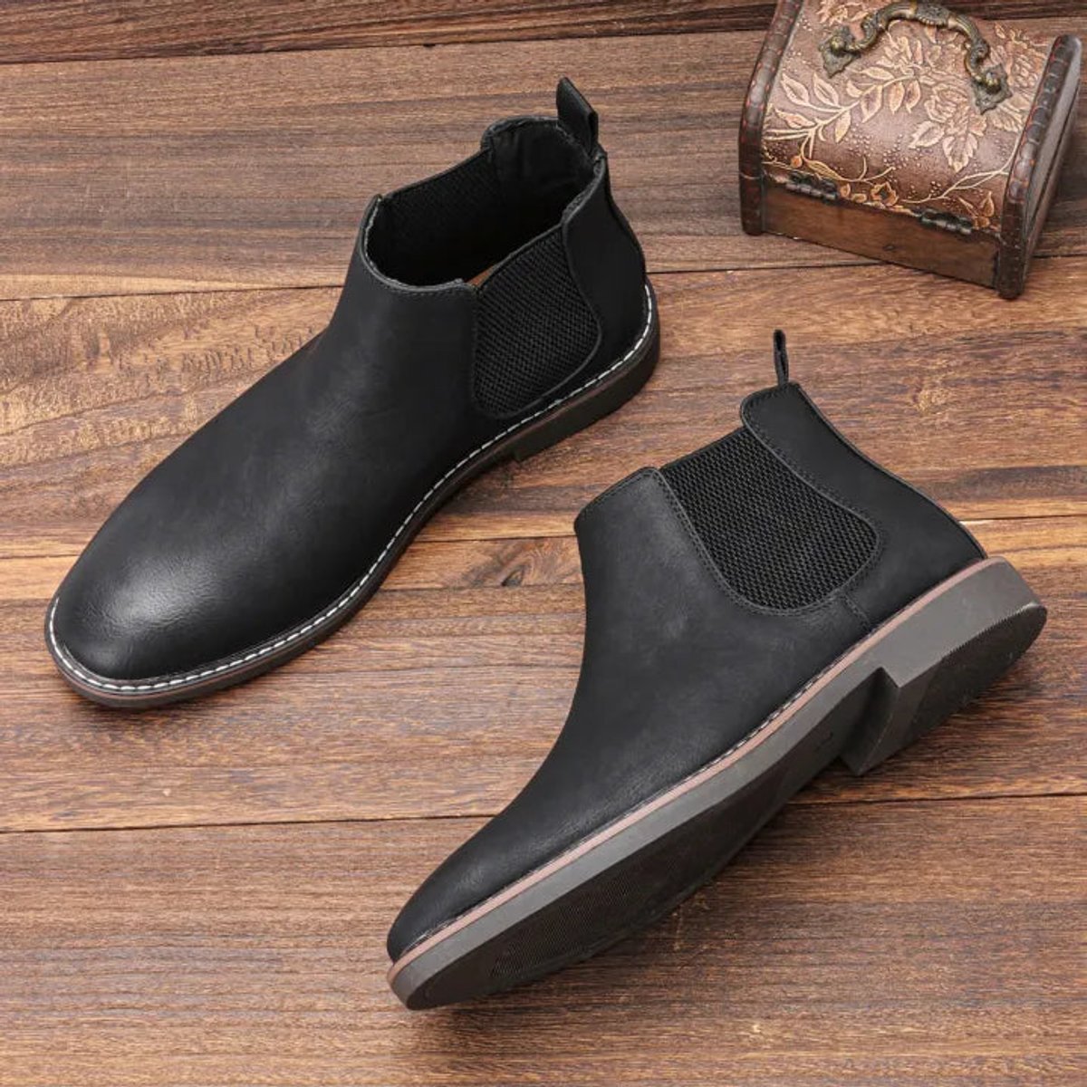 Men's Slip-On Chelsea Ankle Boots - view 1