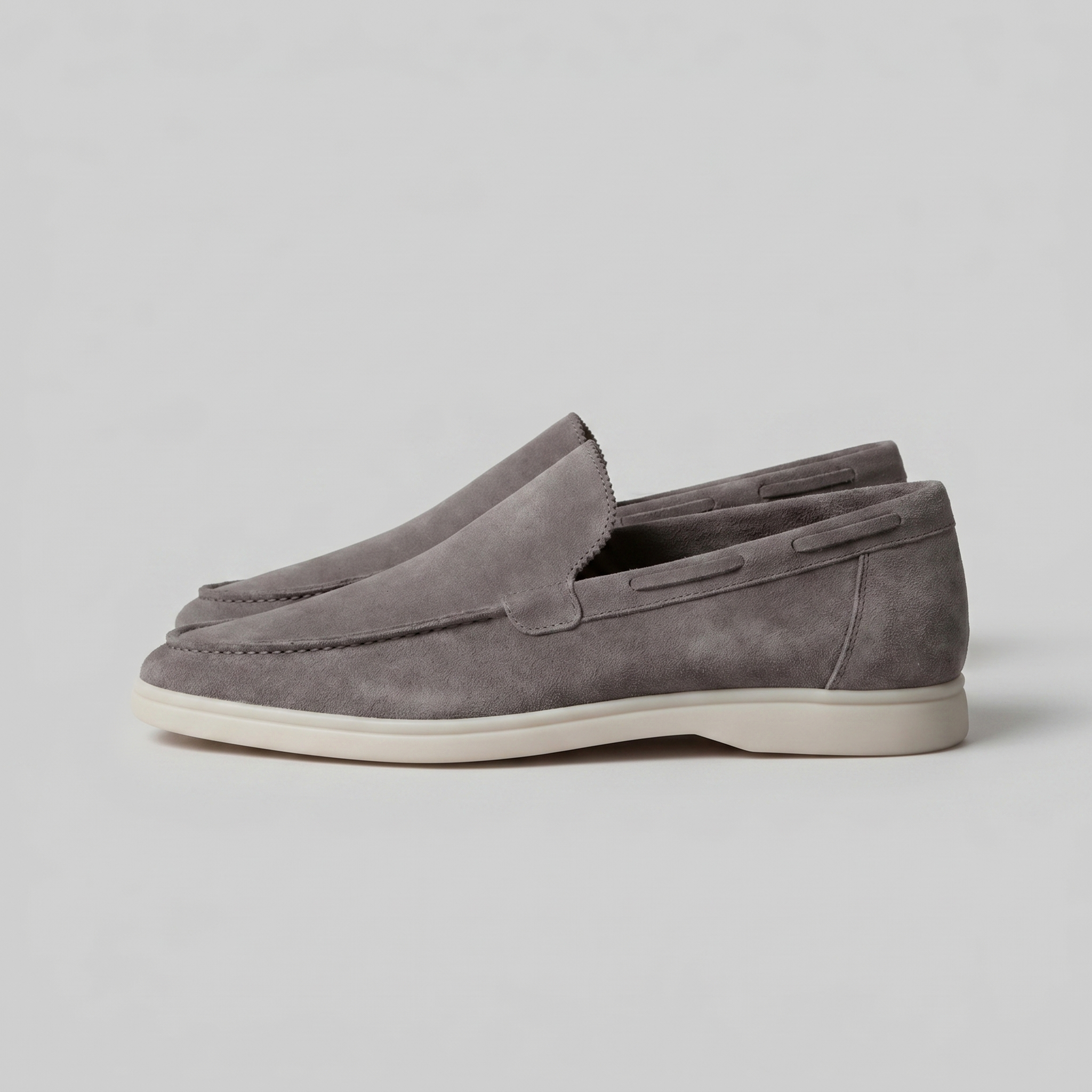 Men's suede slip-on loafers - colour options view