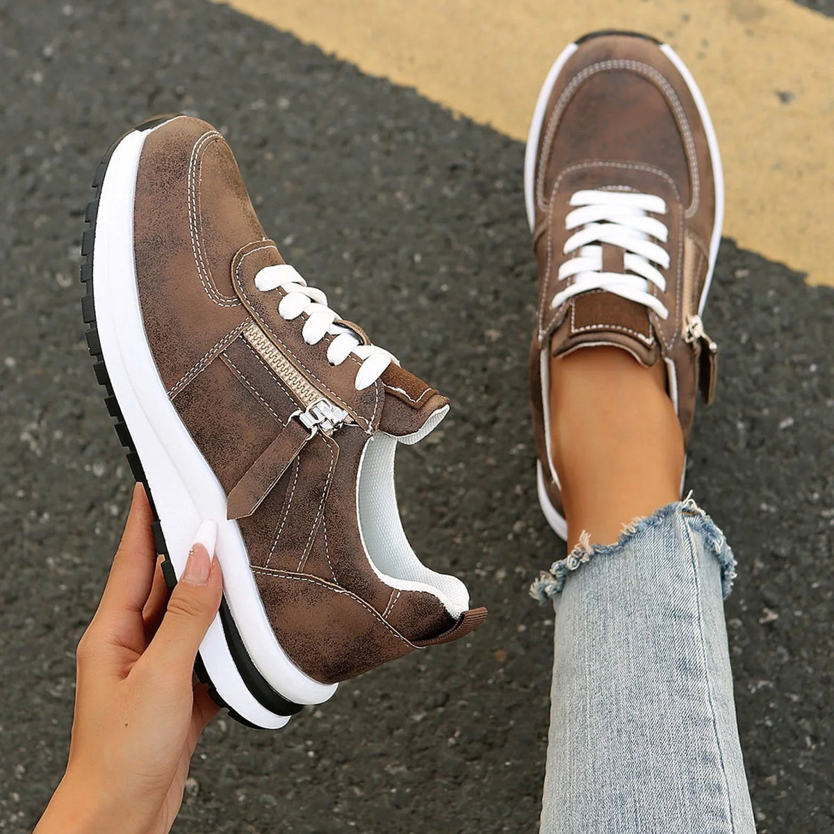 Women's Cushioned Sneakers - view 1