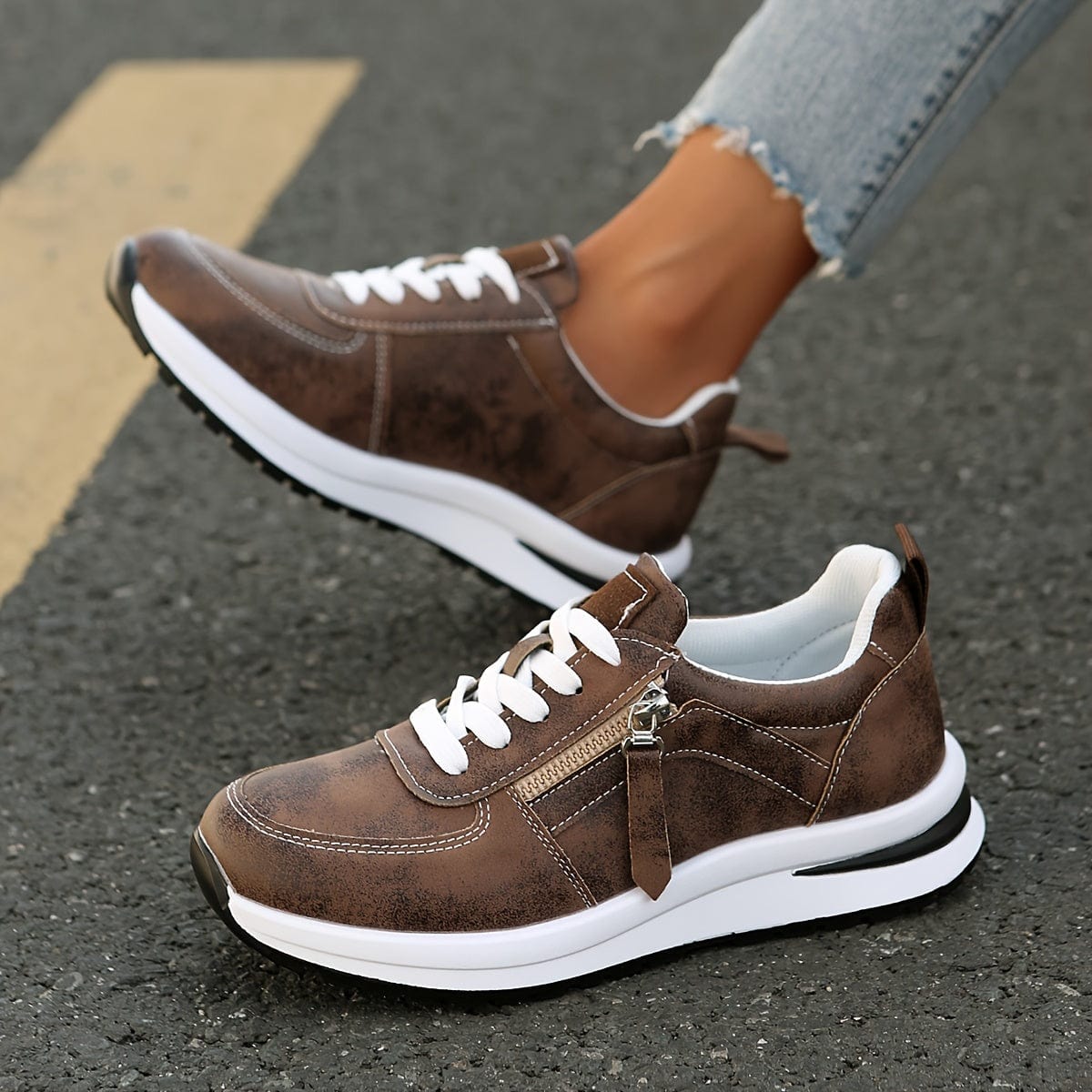 Women's Cushioned Sneakers - view 4