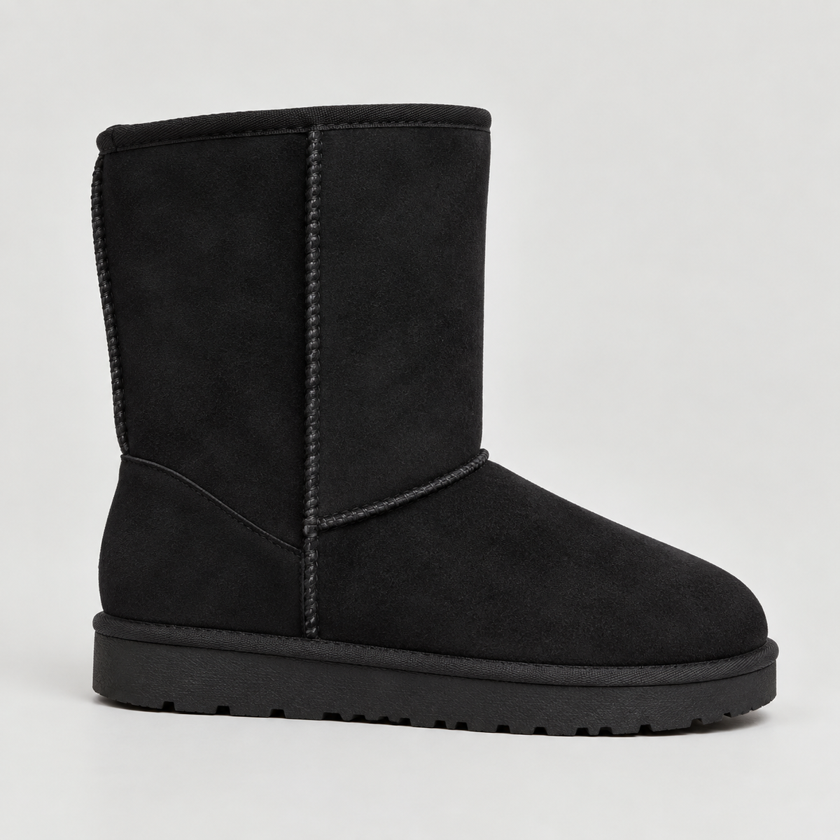 Women's Faux Suede Lined Winter Boots - view 5