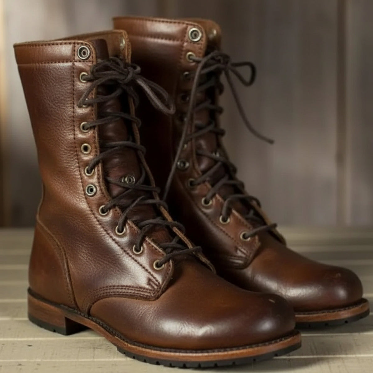 Women's Lace-Up Combat Boots - view 1