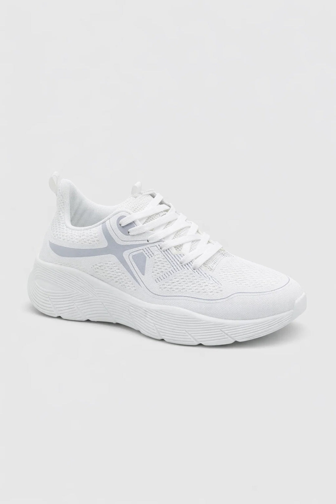 Women's Lightweight Lace-Up Running Style Trainers - view 5