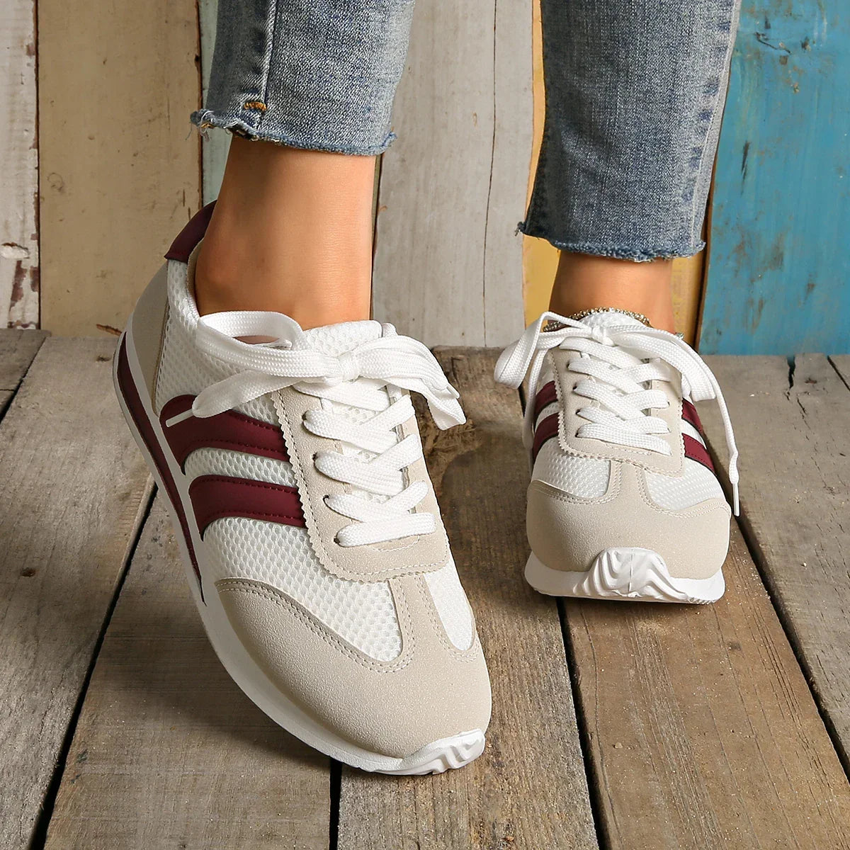 Women's Low-Top Lace-Up Sneakers - view 2