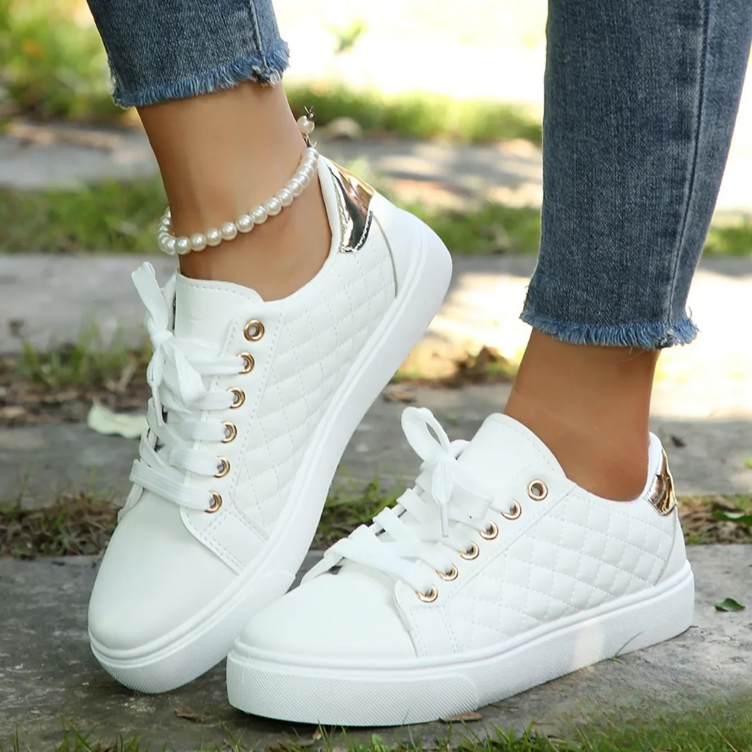 Women's orthopaedic lace-up comfort shoes - front view
