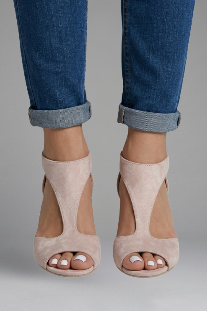Women's Peep Toe Heels - view 3