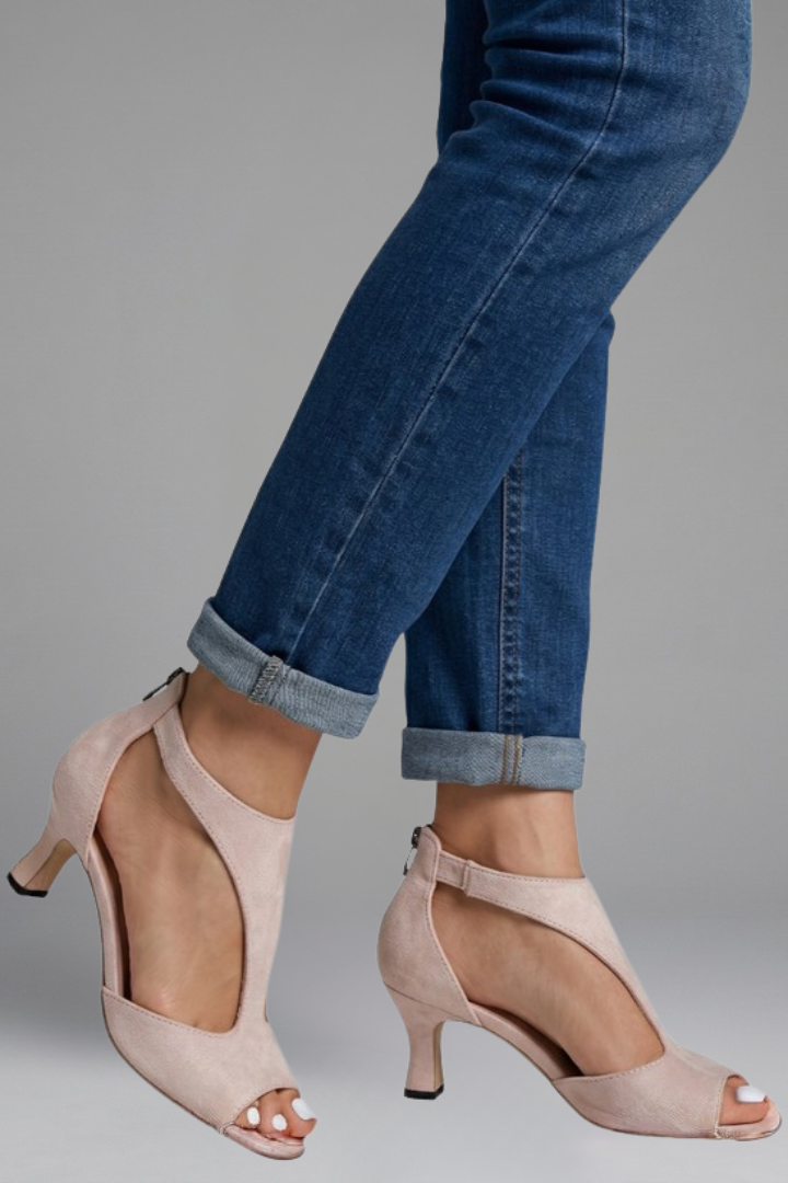 Women's Peep Toe Heels - view 5