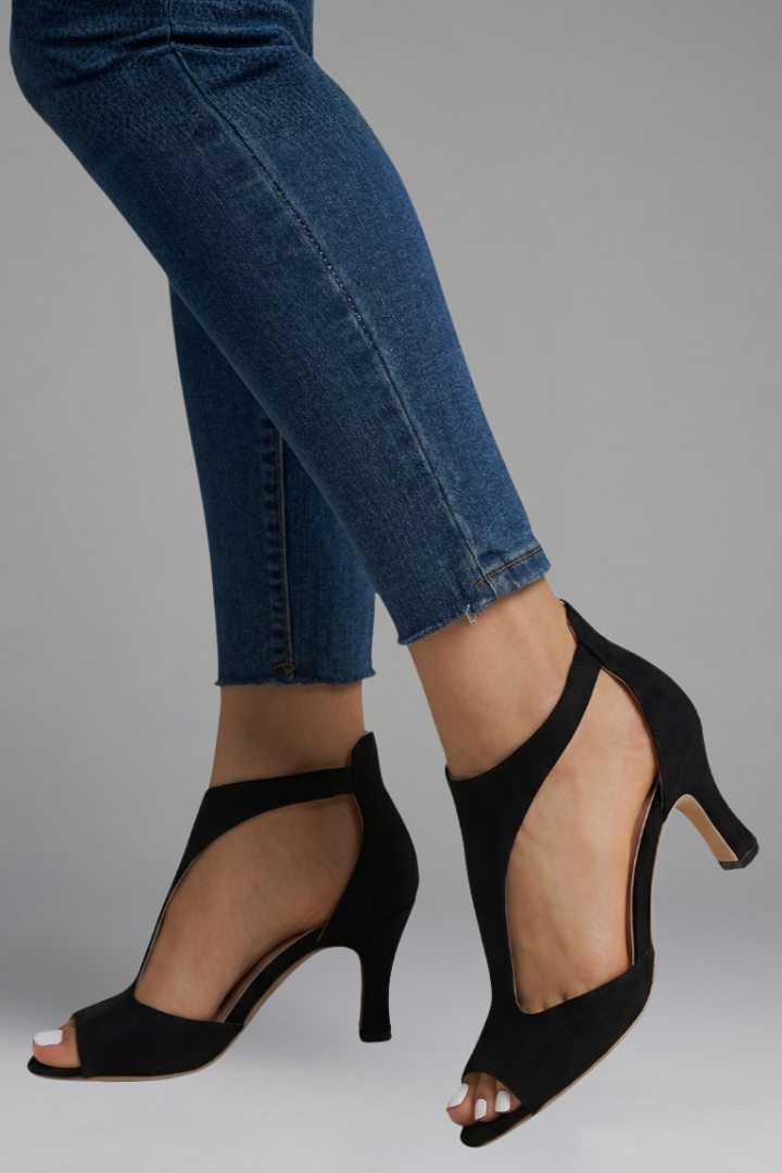 Women's Peep Toe Heels - view 7
