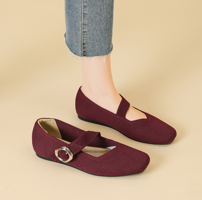 Women's Wide Fit Comfort Flats
