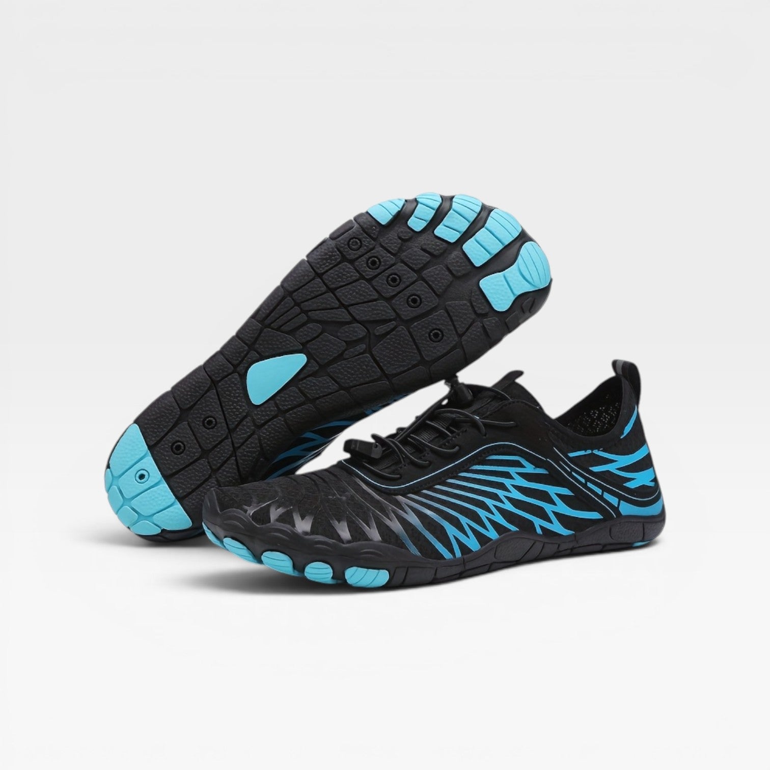 Flexible barefoot sole men's mesh trainers water and gym shoes