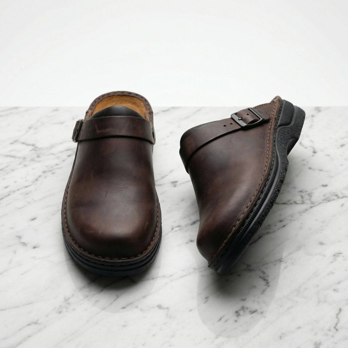 Men's Buckle Strap Slip-On Clogs - view 1