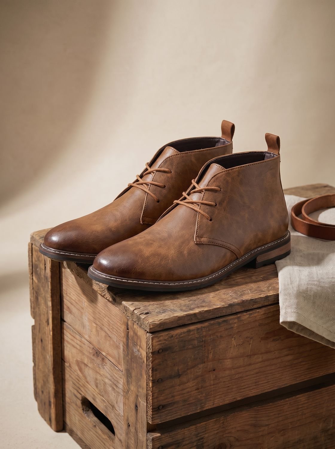 Men's Lace-Up Chukka Boots - view 3