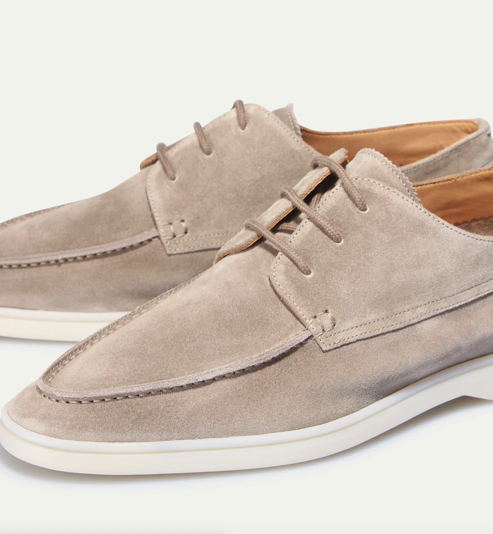 Men's Lace-Up Loafer Shoes - view 3