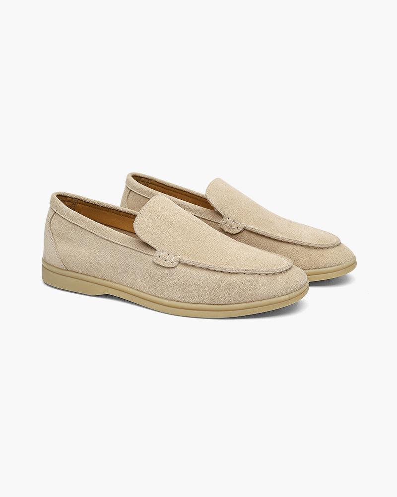 Men's suede loafers - colour range view