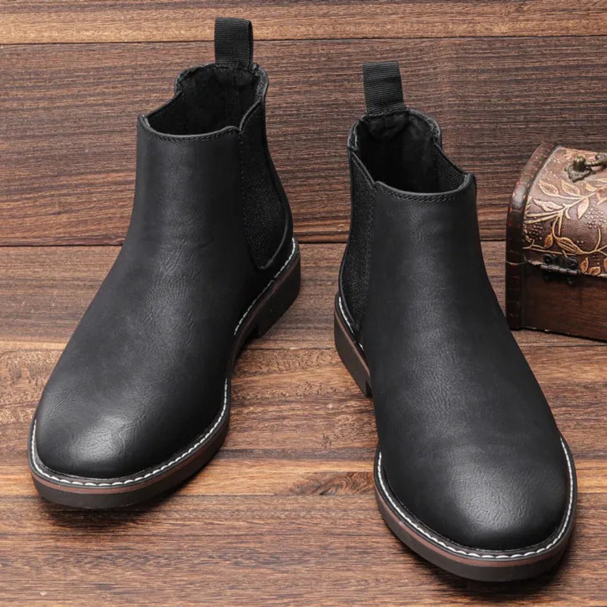 Men's Slip-On Chelsea Ankle Boots - view 2