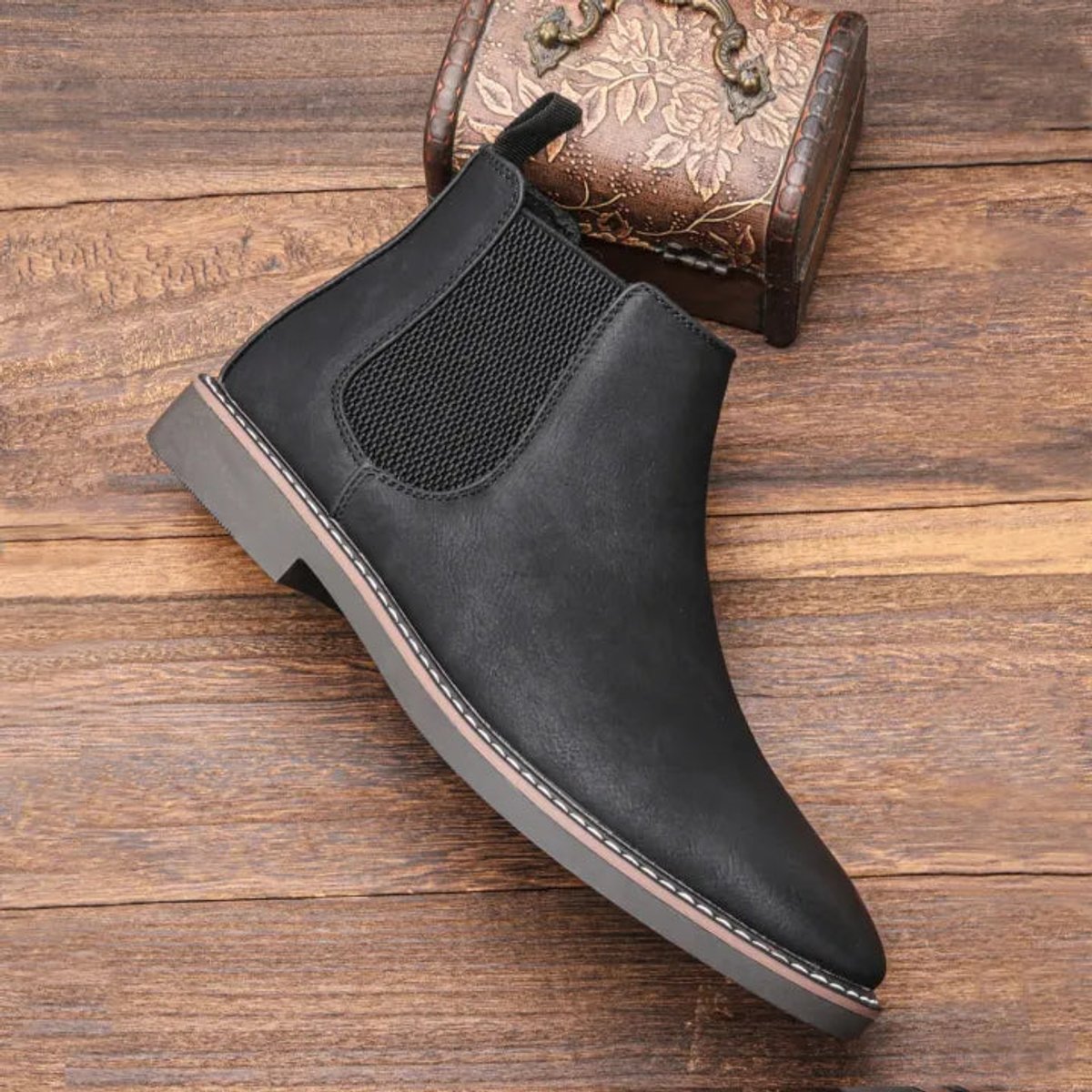 Men's Slip-On Chelsea Ankle Boots - view 3