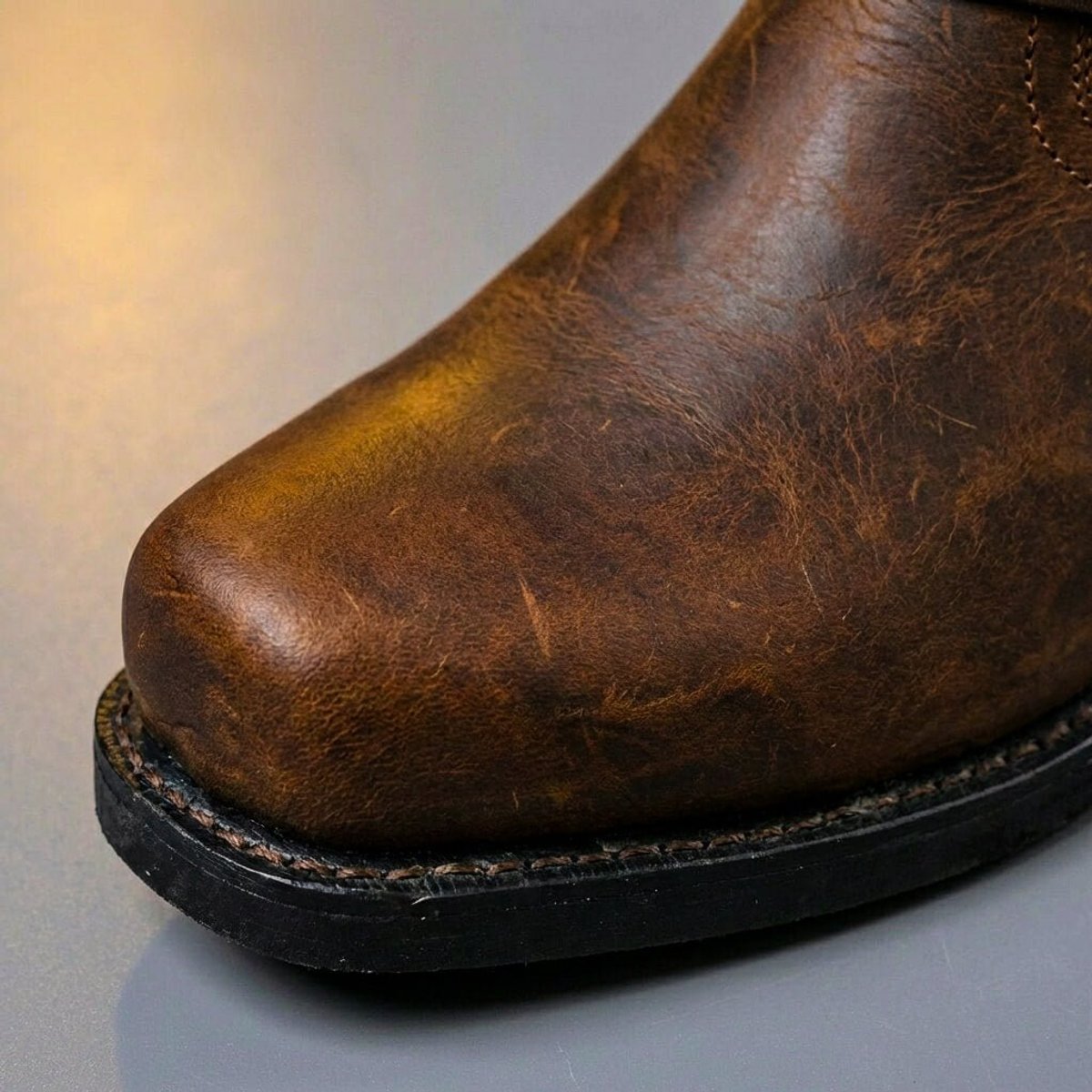 Men's Western Harness Boots with Block Heel - view 5