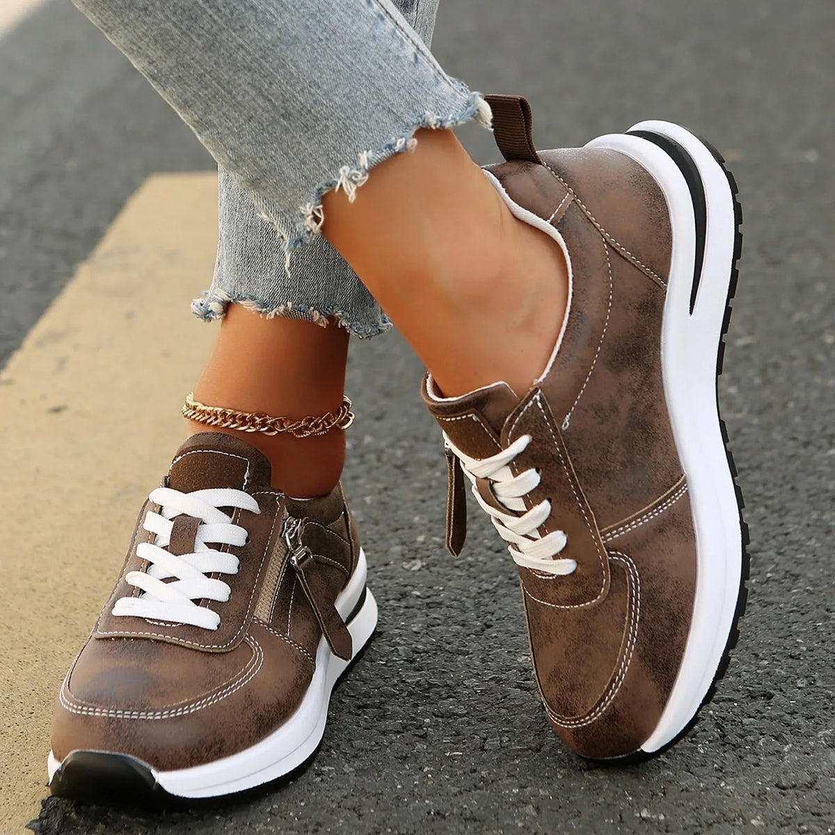 Women's Cushioned Sneakers - view 2