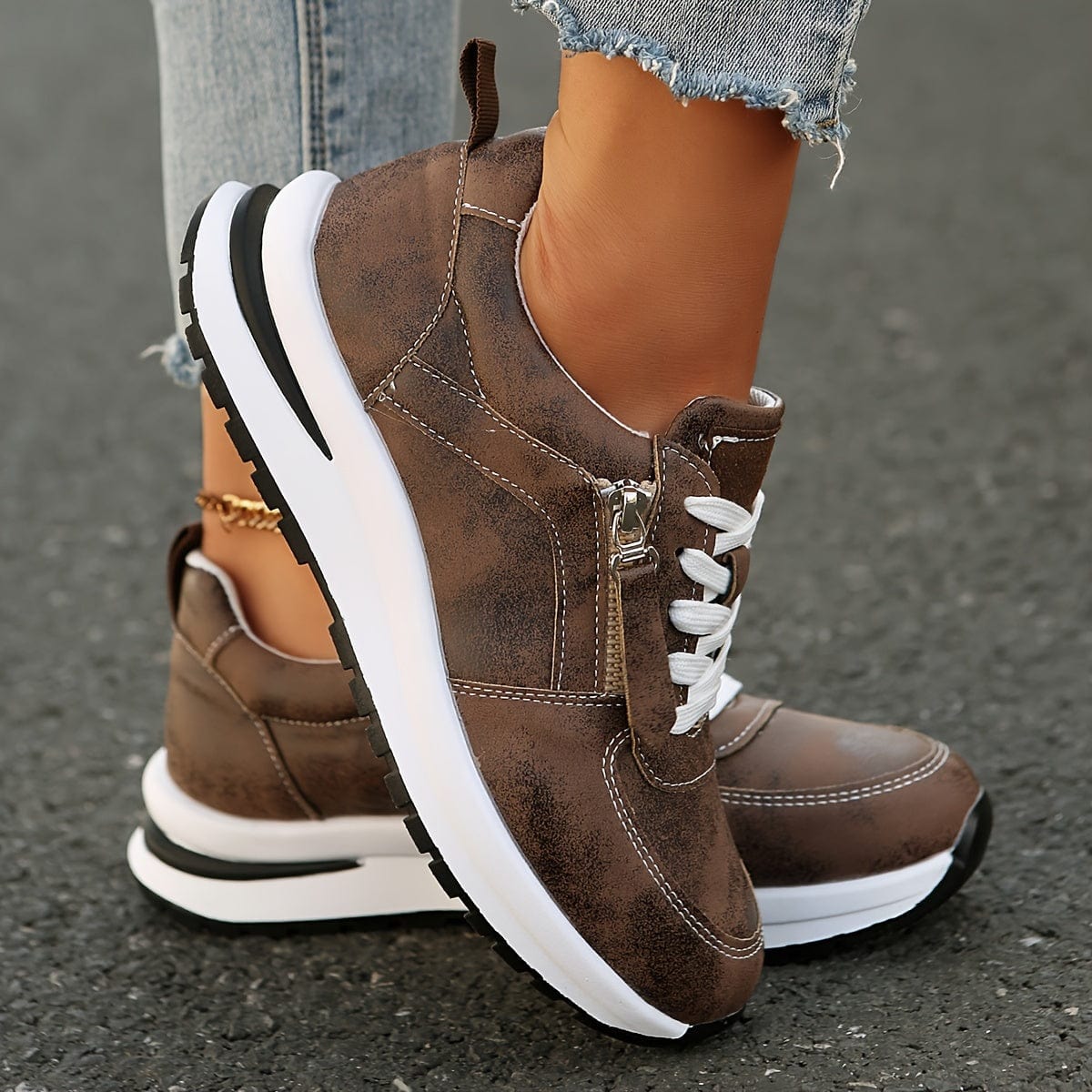 Women's Cushioned Sneakers - view 3