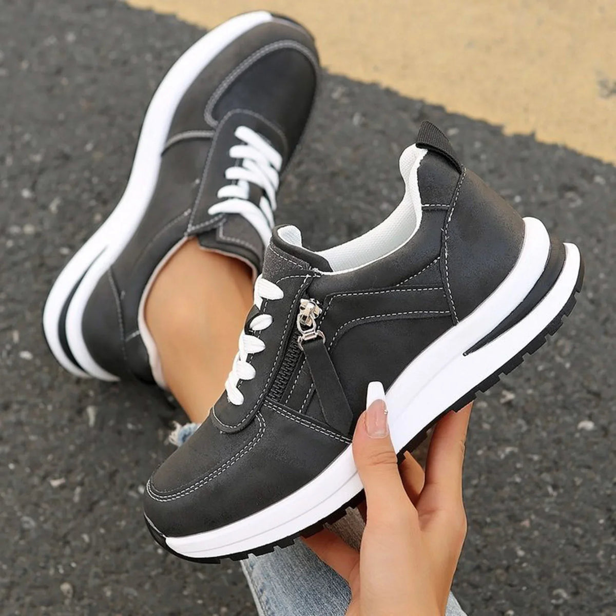 Women's Cushioned Sneakers - view 6