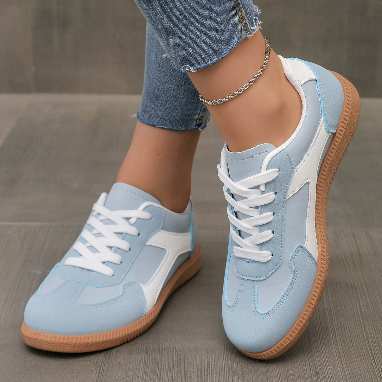 women's lightweight orthopaedic trainers with cushioned insole - side view