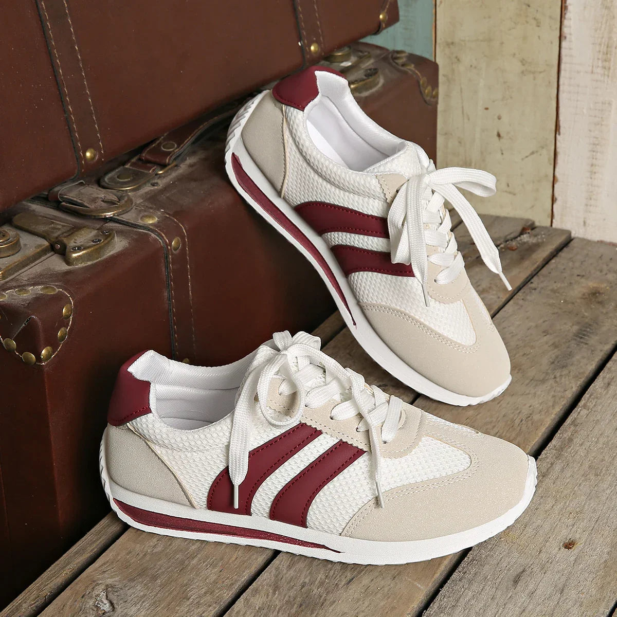 Women's Low-Top Lace-Up Sneakers - view 8