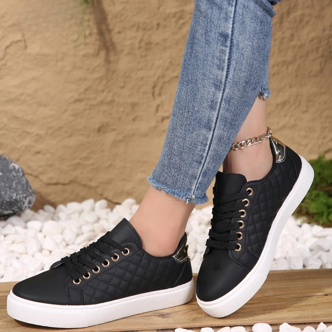 Women's orthopaedic lace-up comfort shoes - side view
