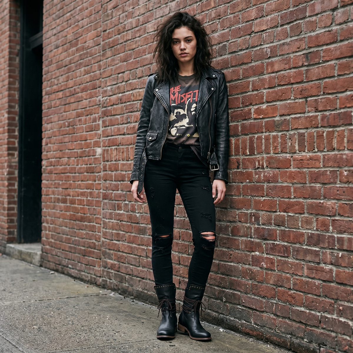 Women's Studded Lace-Up Mid-Calf Boots - view 13