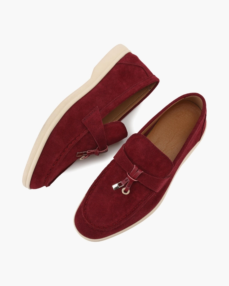 Women's suede loafers - alternate view