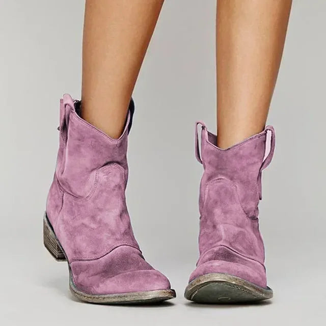 Women's Vintage Ankle Boots - view 5